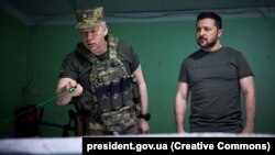 Александр Сырский и Владимир Зеленский (архивное фото) 