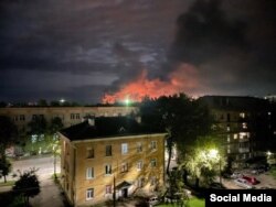 Атака беспилотников на аэродром в Пскове в ночь с 29 на 30 августа 2023 года