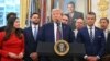 Дональд Трамп объявляет о своих последних решениях в сфере обороны и национальной безопасности в Овальном кабинете Белого дома. Вашингтон, 2 сентября 2025 года