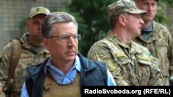 Спецпредставитель США по Украине Курт Волкер в Авдеевке