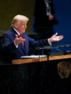 Президент США Дональд Трамп на сессии Генеральной ассамблеи ООН