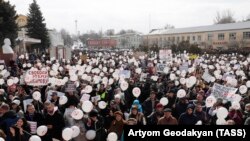 Протест против свалок в Подмосковье 