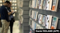 На кніжным кірмашы ў Франкфурце-на-Майне, архіўны здымак
