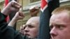Возле гей-клуба собрались до 80 молодых людей, скандировших националистические и гомофобские лозунги