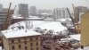 Руины Басманного рынка. Идёт разбор завалов