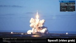 Старт Falcon Heavy, 6 февраля 2018 год 