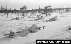 Финские стрелки во время "зимней войны" 1939-40 годов