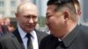 Президент России Владимир Путин и руководитель Северной Кореи Ким Чен Ын