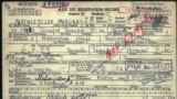 Карточка ди-пи Николая Матвейчука. 1945 г. Источник: Arolsen Archives.