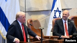 Дональд Трамп выступает в Кнессете 13 октября 2025 года